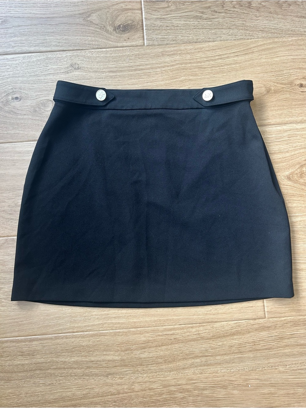 Zip up mini skirt